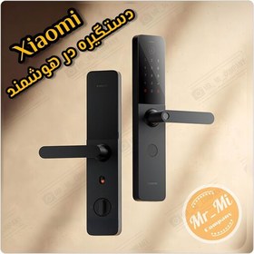 تصویر دستگیره در هوشمند شیائومی جنس فولاد ضد زنگ Xiaomi Smart Door Lock 