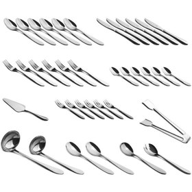 تصویر سرویس قاشق چنگال 36 پارچه برلینگر هاوس مجارستان Berlinger Haus 36-Piece Cutlery Set BH/2631 Stainless Steel Mirror Finish 