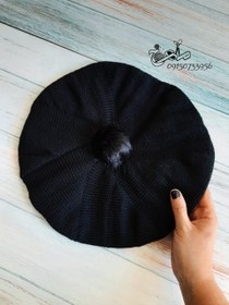 تصویر ست کلاه و دستکش " رز " 