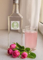 تصویر گلاب اصل کاشان، بسته‌بندی شیشه‌ای لوکس (۱ لیتری) 