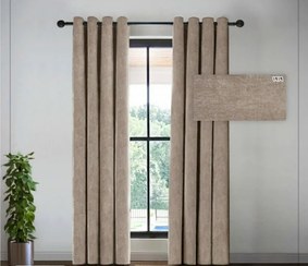 تصویر پرده مخمل شانل 