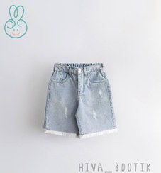 تصویر شلوارک جین دخترانه آکو AKU 