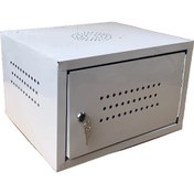 تصویر رک 4 یونیت اقتصادی سفید RACK 6 UNIT