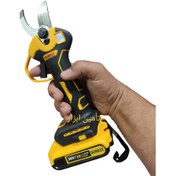 تصویر قیچی شارژی دیوالت 36 وات صفحه دیجیتال دو باتری لیتیوم مدل DQ22 