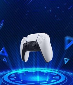 تصویر دسته PS5 - سفید DualSense