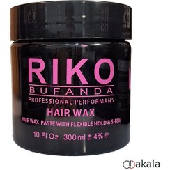 تصویر واکس مو ریکو حجم ۳۰۰ میل صورتی 