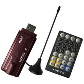 تصویر گیرنده دیجیتال USB ایکس ویژن مدل PCDVB-2100 X.Vision PCDVB-2100 USB DVB-T