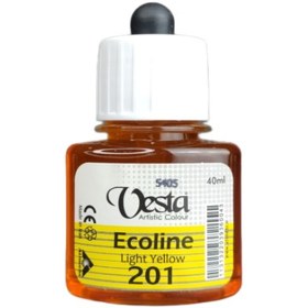 تصویر رنگ اکولین وستا کد 201 (Light Yellow) حجم 40 میل 