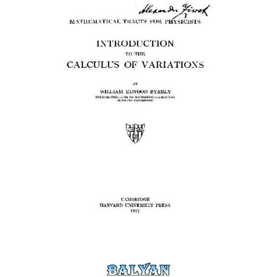  introduction to the calculus of variations 