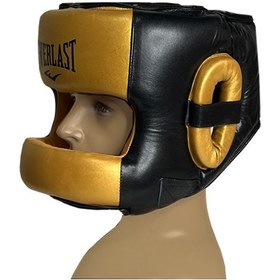 تصویر کلاه بوکس چرم آتل دار اورلست EVERLAST 