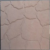 تصویر موزاییک پلیمری طرح لاشه کویر ۴۰*۴۰ - کرم Polymer mosaic design of desert carcass 40x40