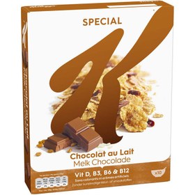 تصویر کورن فلکس شکلات کلاگز مدل chocolat au lait وزن 300 گرم 