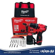 تصویر دریل شارژی میلواکی مدل M24 سه نظام فلزی ا M24 Milwaukee M24 Milwaukee