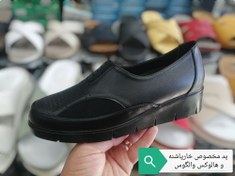 تصویر خرید آنلاین کفش زنانه شیک پد مخصوص خارپاشنه و هالوکس والگوس کد ۳۰۳ - مشکی / 37 