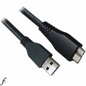 تصویر کابل هارد USB 3.0 Micro B فرانت 1 متری ا Faranet HDD USB 3.0 Micro B Cable 1M Faranet HDD USB 3.0 Micro B Cable 1M