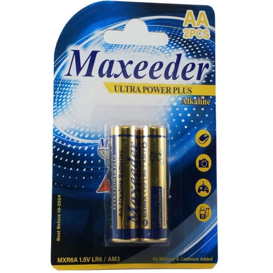 خرید و قیمت باطری قلم 2تایی الکالاین MAXEEDER | ترب