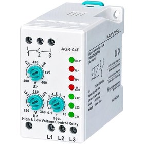 تصویر سوپر کنترل ولتاژ سه فاز مدل AGK-04F شرکت Aoasis 