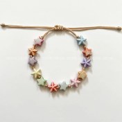 تصویر دستبند مهره‌ای ستاره - کد9 