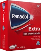 تصویر قرص پانادول اکسترا قرمز 48 عددی PANADOL EXTRA 48 TAB