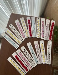 تصویر قفل مو گل سفید ( پک 10 ده تایی ) 