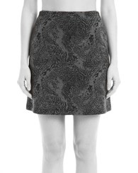 تصویر دامن زنانه طوسی مشکی سرژه Serge کد 248101 