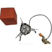 تصویر سرشعله شیلنگ دار ضد باد سه شعله تاشو فندک دار گاز استوانه ی پایه تاشو کمپنیگ و کوهنوردی و سفری 