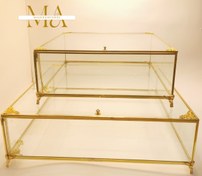 تصویر باکس شیشه ای کاپ کیک 12تایی 