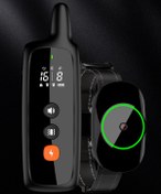 تصویر قلاده ضد پارس و آموزشی ریموت دار سه حالته شارژی مدل ak3000 