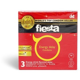 تصویر کاندوم انرژی دیلی فیستا 3عددی Energy delay condoms fiesta 3pcs