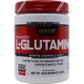 تصویر پودر ال گلوتامین ویثرنوتریشن طعم فروت پانچ 500 گرم Wisser L Glutamin Powder 500 gr