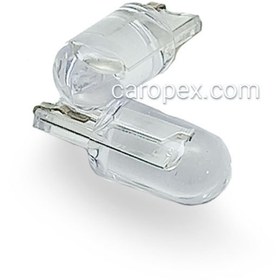 تصویر لامپ چراغ کوچک ماشین شیشه ای COB بسته 2 عددی 