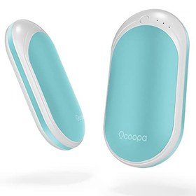 خرید و قیمت OCOOPA Hand Warmers Rechargeable, 2 Pack 5200mAh Electric Portable  Pocket Heater, Heat Therapy Great for Outdoors, Hunting, Golf, Camping,  Warm Gifts (2 Pack- Blue) | ترب