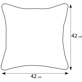 تصویر کاور کوسن آکام چوب مدل Ak22b (سایز طول 45 و عرض 45) 