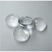 تصویر لنز عدسی محدب تخت سایز ۴۵ میلیمتر قطر ۲۱ میلیمتر 