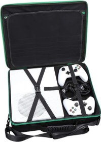 تصویر Xbox one s 1tb کارکرده دو دسته با کیف 