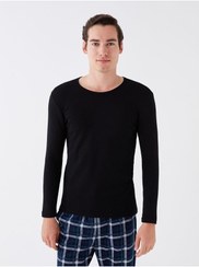 تصویر تی شرت آستین بلند مردانه ال سی وایکیکی lc waikiki | W31857Z8-RQN