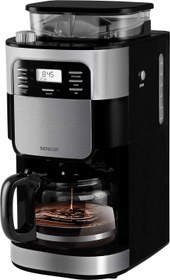 تصویر SENCOR Coffee machine built-in coffee grinder (200 g) LCD display 12 cups jug 1.5 L. - ارسال 15 الی 20 روز کاری 