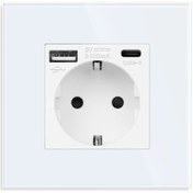 تصویر پریز به همراه شارژر USB تویا – تجهیزات هوشمند Benica 