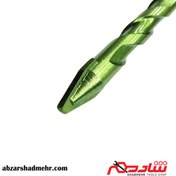 تصویر مته پرسلان نیزه ای سبز فوق حرفه ای سایز 6 ولف 