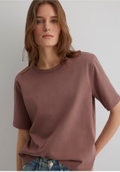 تصویر تیشرت زنانه قهوه ای ماوی | 1613110 Mavi 