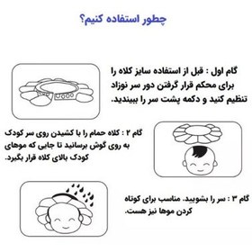 تصویر کلاه حمام کودک(انتخاب رنگ با شما عزیزان) 