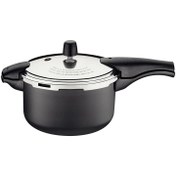 تصویر زودپز ترامونتینا tramontina Tramontina Vancouver Pressure Cooker Blue 20 cm 4.50 Litre capacity | 4 Safety Valves and Locking system & Internal/External Non-Stick Coating