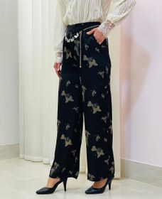 تصویر شلوار زنانه طرح دار مجلسی 