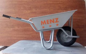 تصویر فرغون 3 ستاره MENZ - ایده‌آل برای بنایی و باغبانی، با کیفیت و قیمت ارزان. MENZ 3-star wheelbarrow - ideal for construction and gardening, with quality and an affordable price.