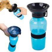 تصویر قمقمه آب سگ و گربه مدل پمپی 500 میلی لیتر Aqua Dog & Cat Water Bottle Pump