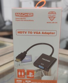 تصویر تبدیل hdmi به vga مچر mr-206 متراژ 20 سانت 