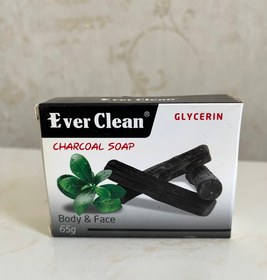 تصویر صابون گلیسیرینه زغال اورکلین Ever Clean Charcoal Soap