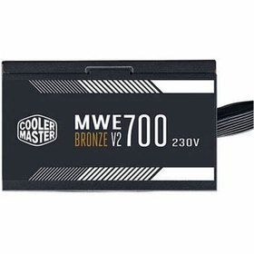 تصویر منبع تغذیه کامپیوتر کولر مستر MWE 700 V2 80 Plus Bronze توان 700 وات Cooler Master MWE 700 V2 80 Plus Bronze 700W Power Supply