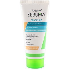 تصویر کرم رنگی ضدجوش سبوپیور SEBOPURE سبوما بژطبیعی حجم 30 میلی‌لیتر Ardene Sebuma Sebopure Anti Imperfections Cream For Oily And Acne Prone Skin 30ml