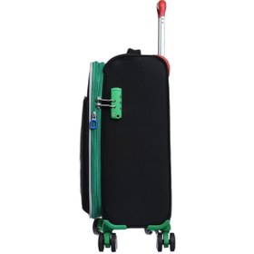 تصویر چمدان و ساک مشکی مردانه زنانه Benetton 14Bnt2200 03 Trolley 50 سانتی متر بنتون اورجینال United Colors of Benetton 